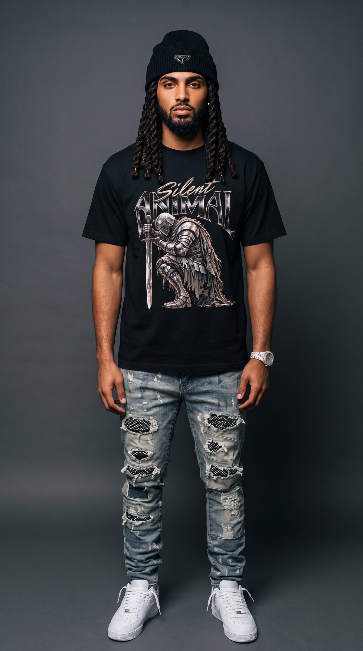 Silent Animal adult tee
