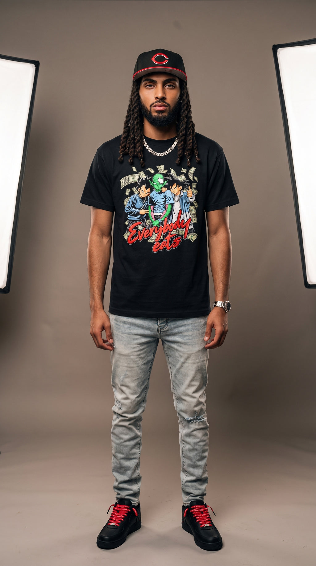 Everybody Eats adult tee
