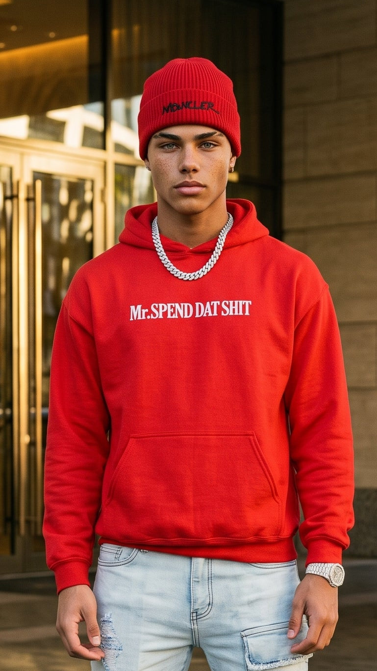 Mr. Spend Dat Sh*t embroidered adult hoodie