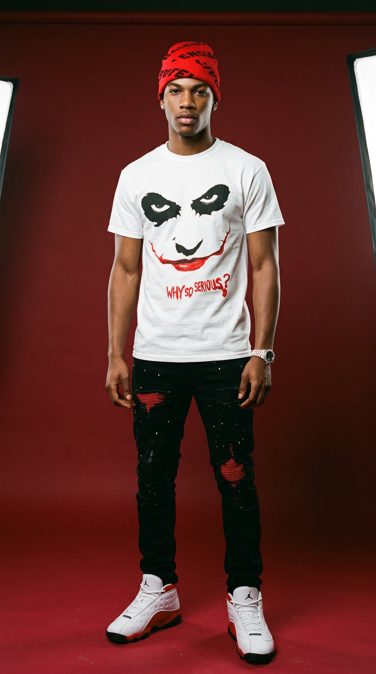 Why So Serious? adult tee