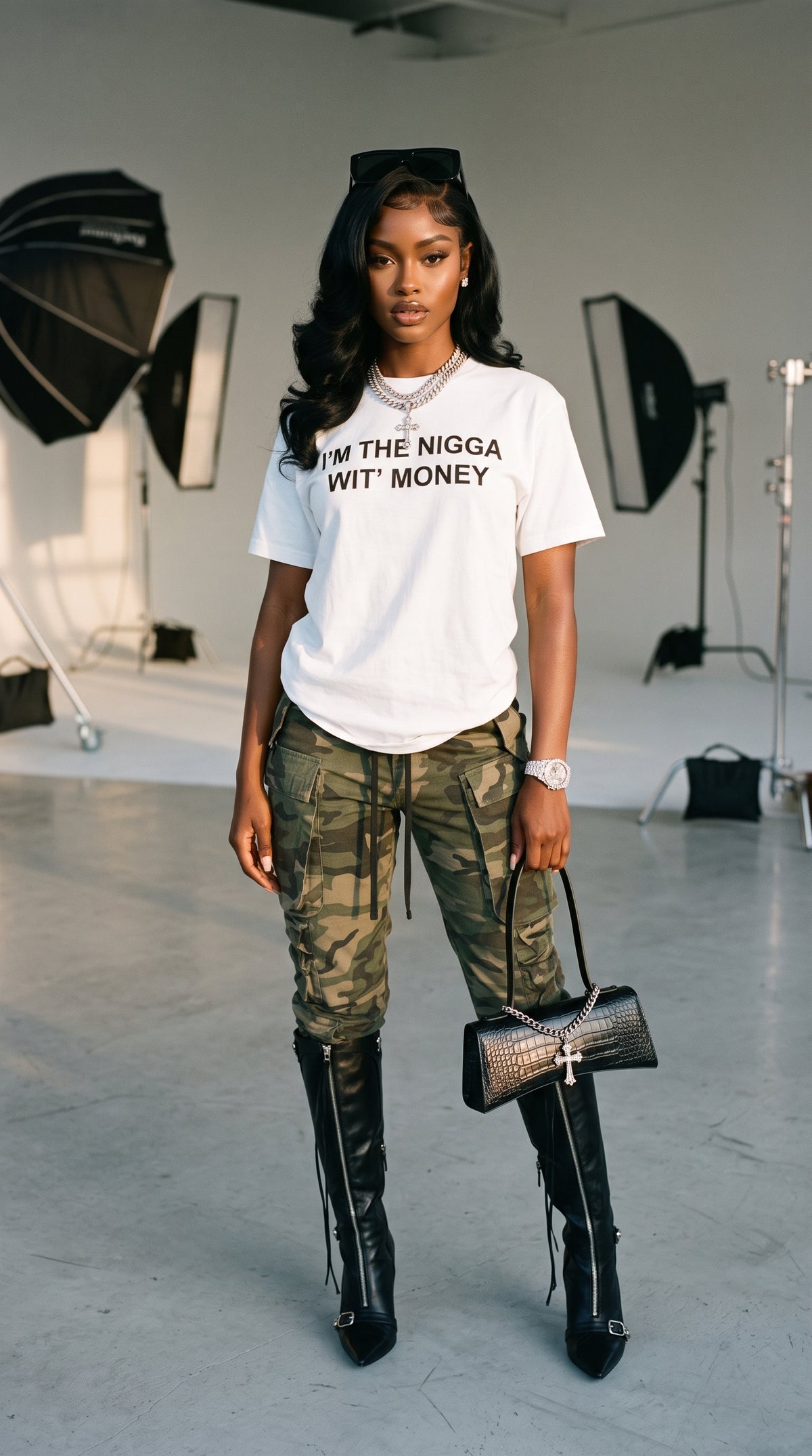 I'm The N*gga Wit' Money adult tee