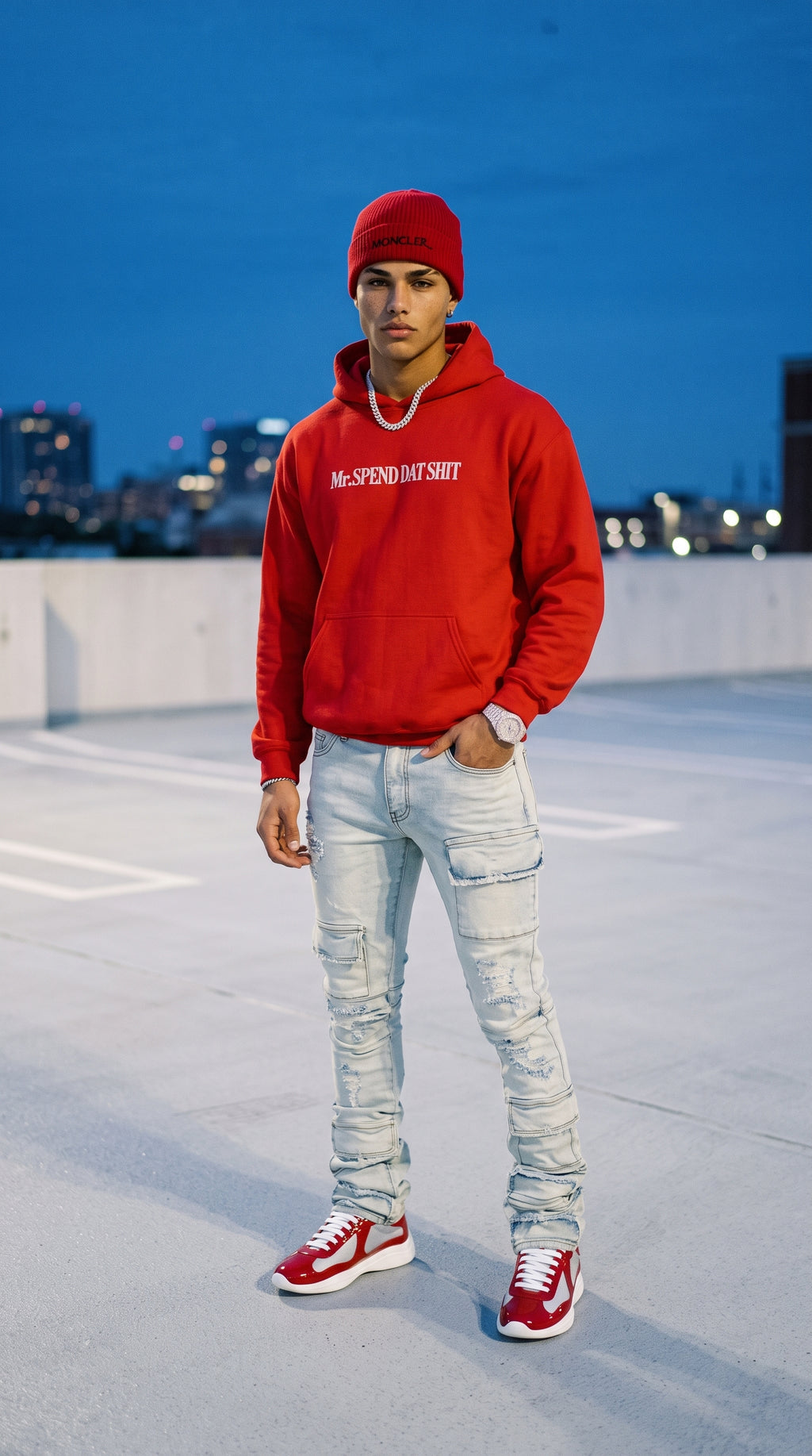 Mr. Spend Dat Sh*t embroidered adult hoodie