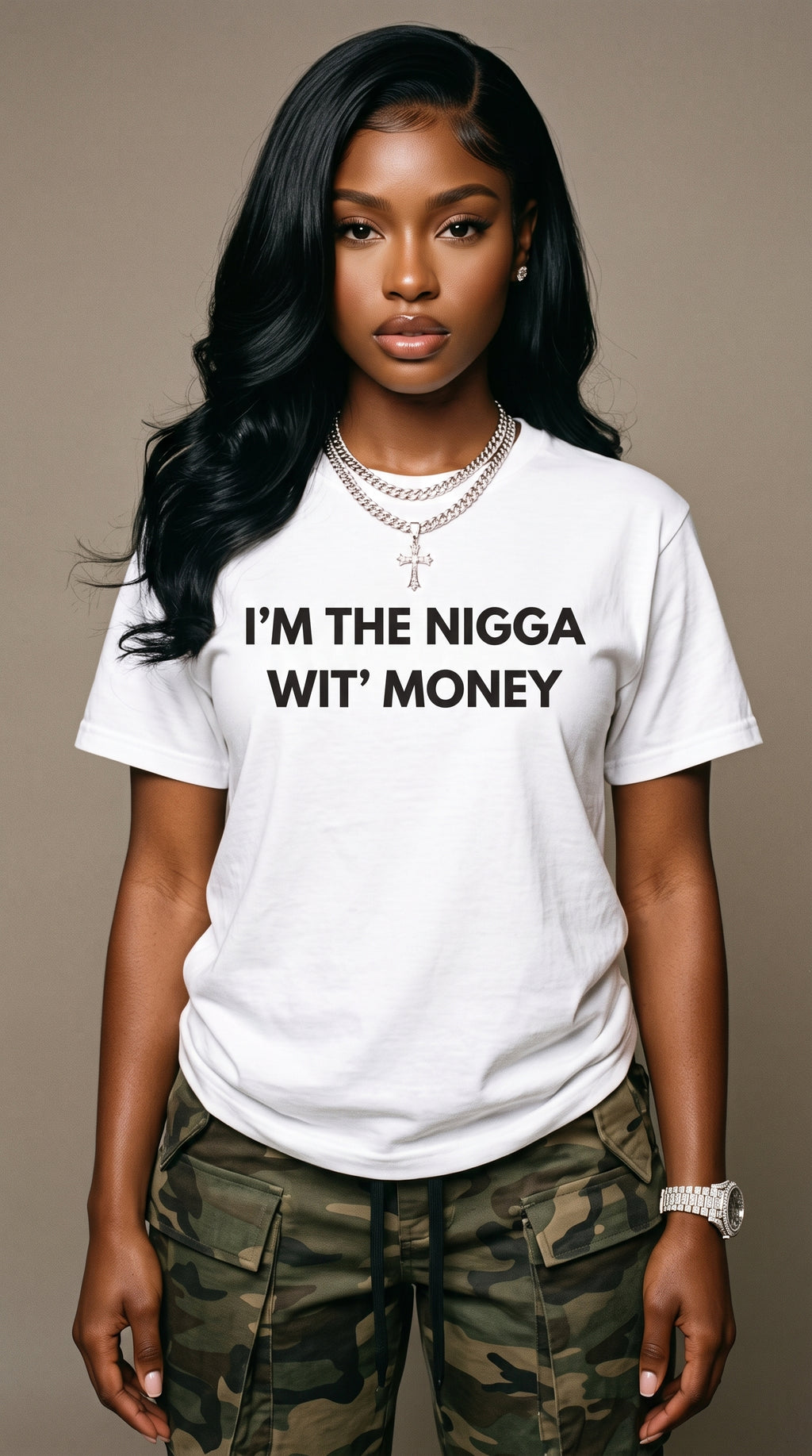 I'm The N*gga Wit' Money adult tee