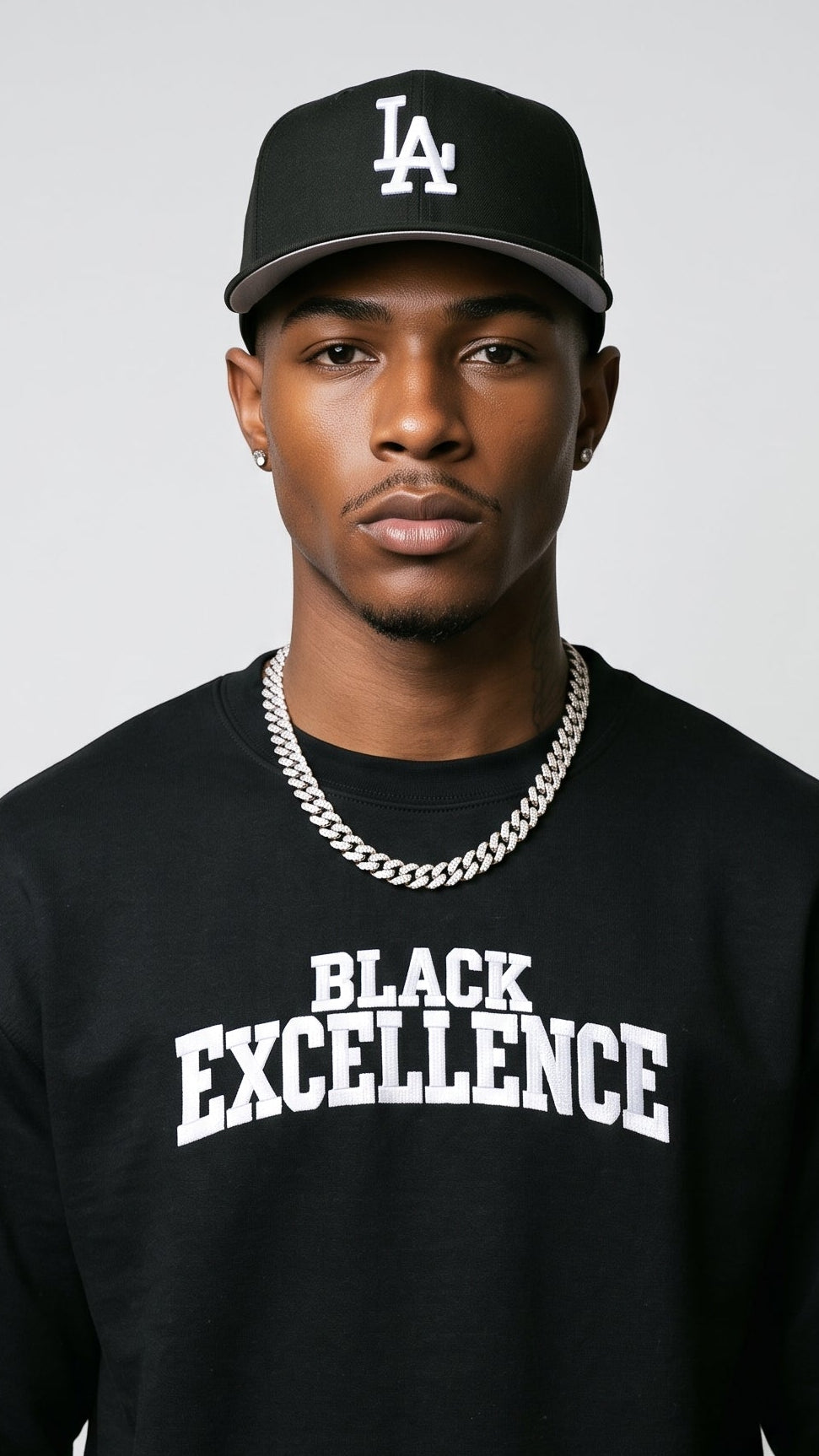 Black Excellence embroidered sweatshirt