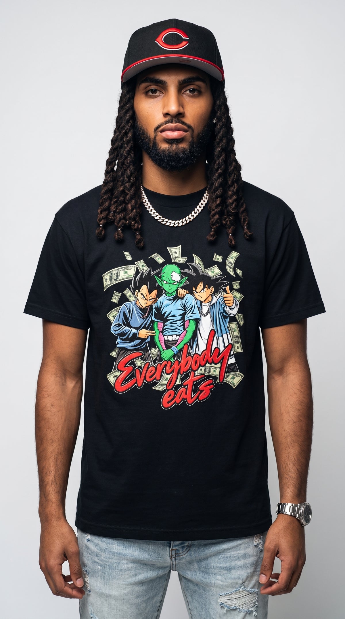 Everybody Eats adult tee