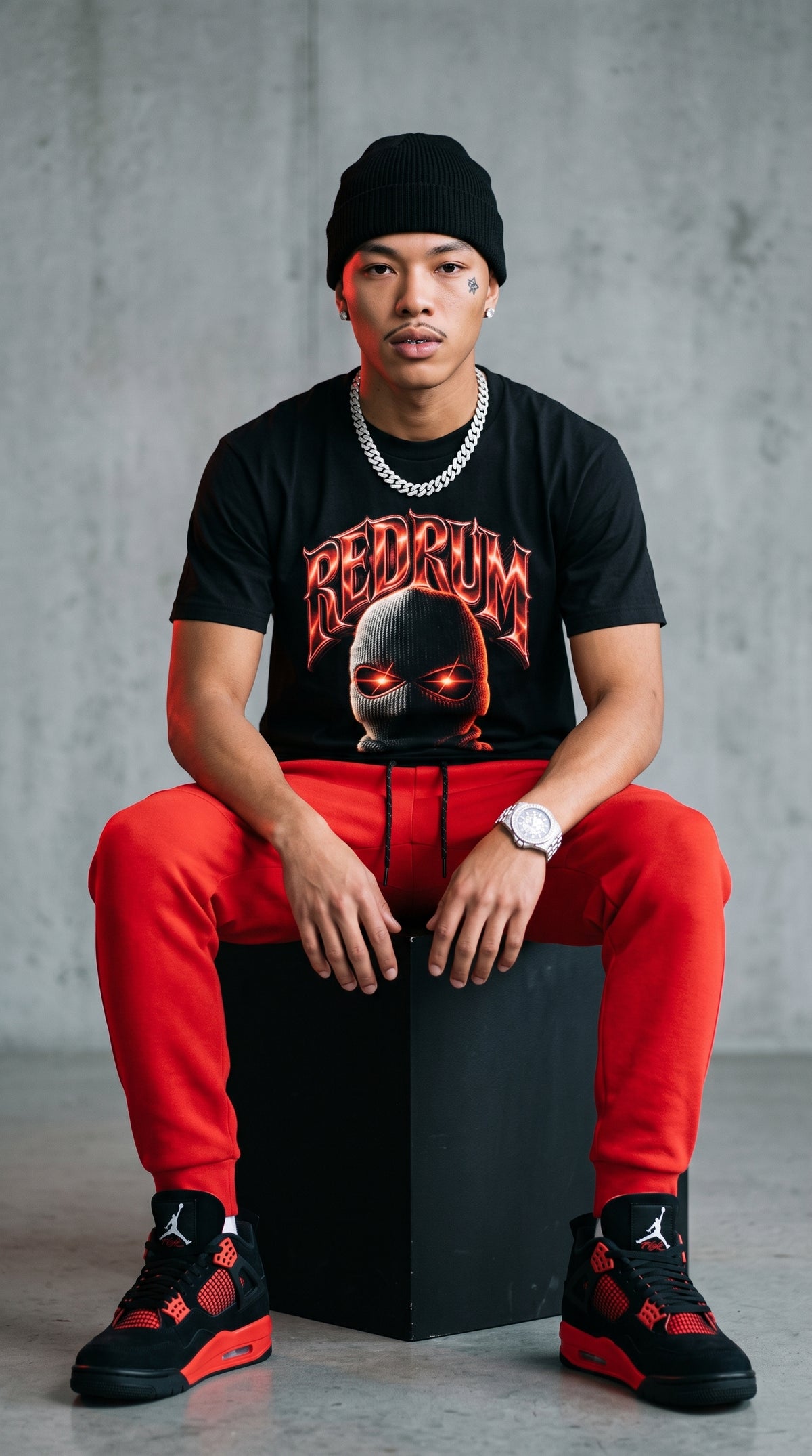 Redrum adult tee