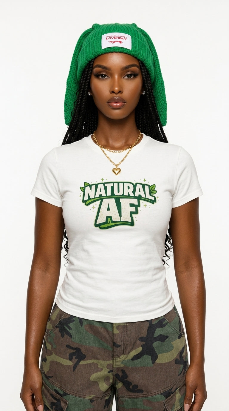 Natural AF adult tee