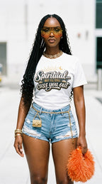 Spiritual But I'll Still Cuss You Out adult tee