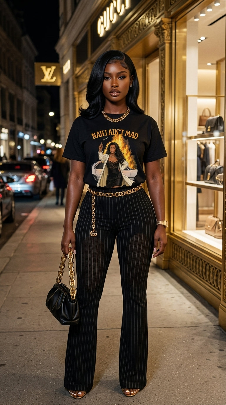 Nah I Ain't Mad adult tee