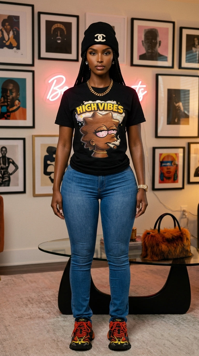 High Vibes adult tee