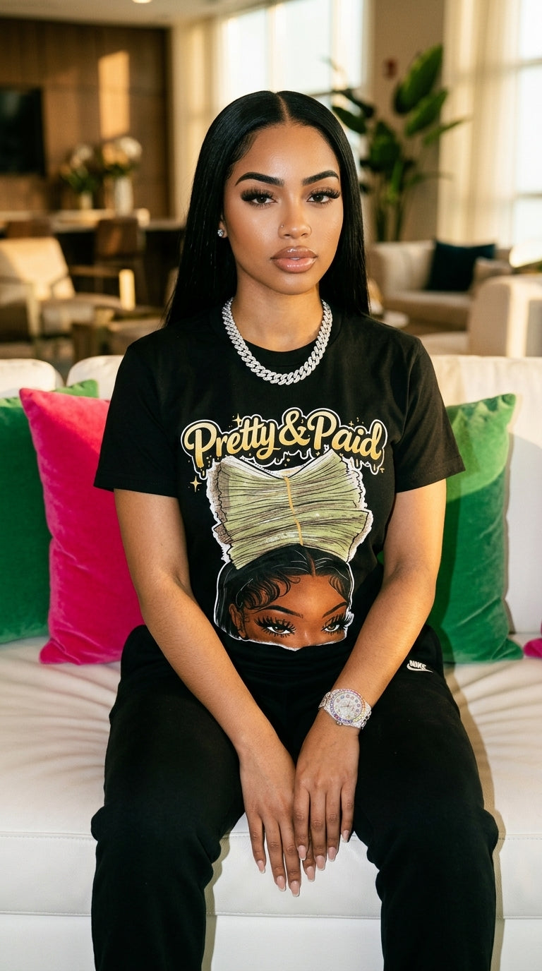 Pretty & Paid adult tee