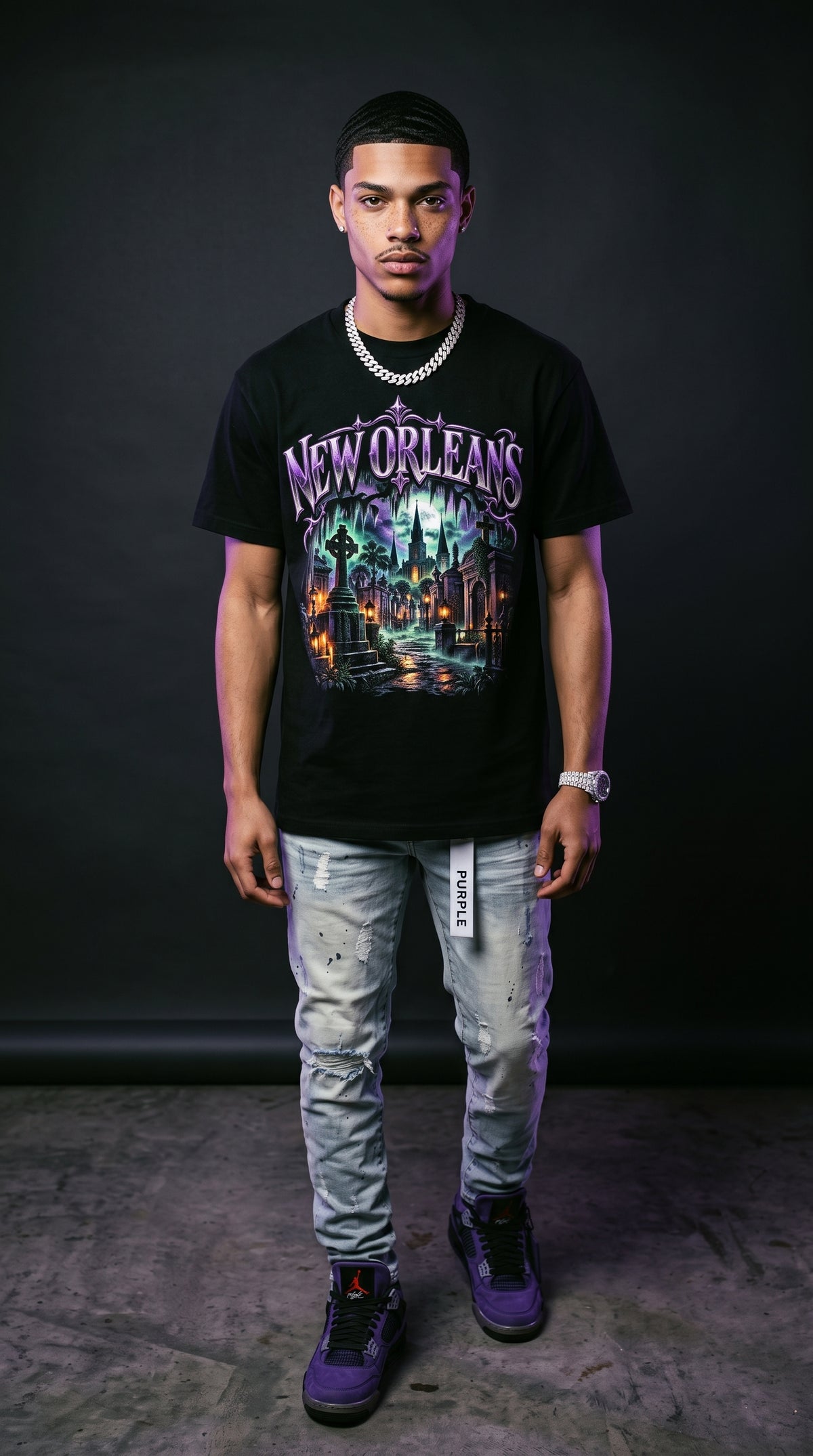 New Orleans adult tee