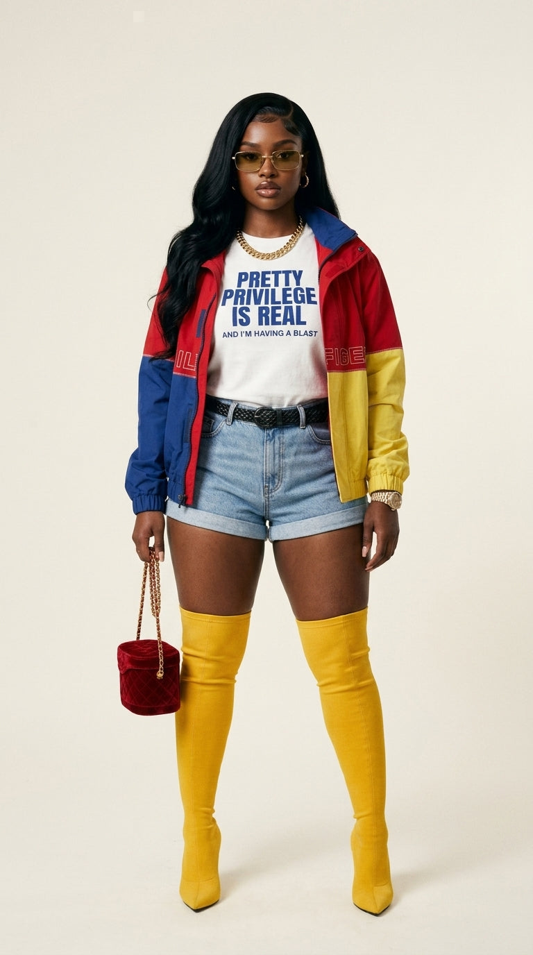 Pretty Privilege Is Real adult tee