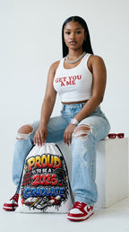 Proud To Be A 2026 Graduate drawstring bag