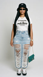 I'm Boring Baby, All I Do Is Make Money & Come Home adult tee