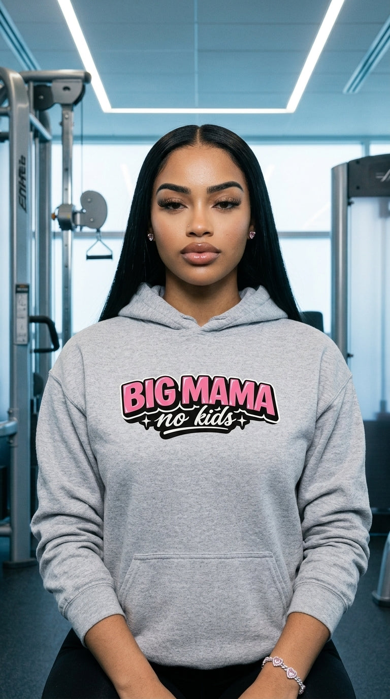 Big Mama No Kids adult hoodie