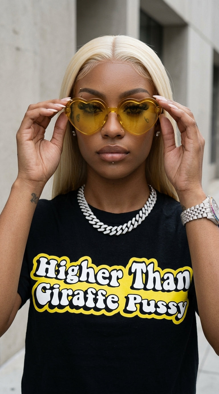 Higher Than Giraffe Pussy adult tee