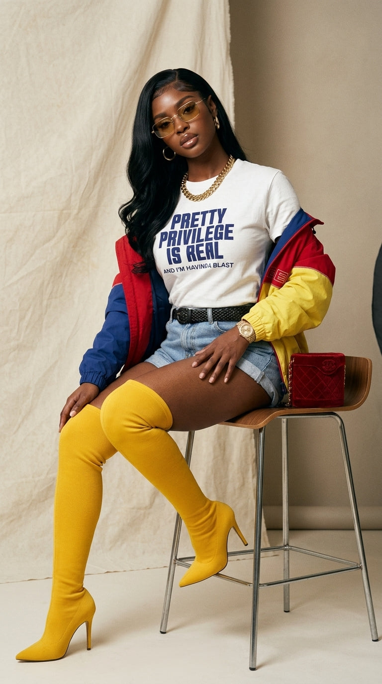 Pretty Privilege Is Real adult tee