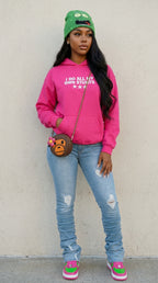 I Do All My Own Stunts embroidered adult hoodie
