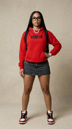 Bonita embroidered adult hoodie