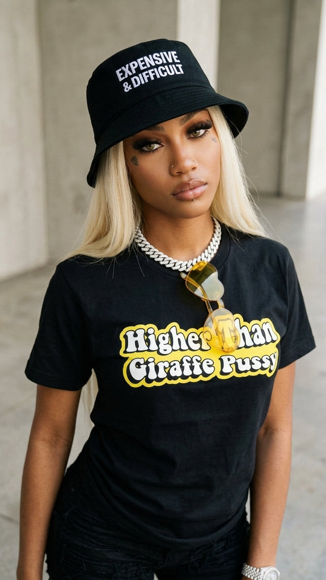 Higher Than Giraffe Pussy adult tee