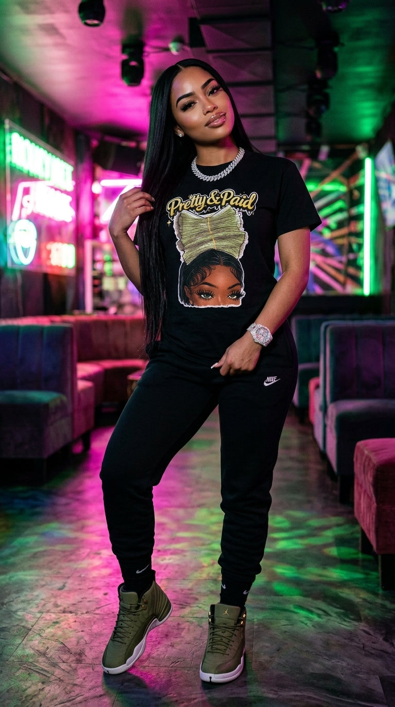 Pretty & Paid adult tee