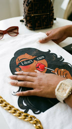 I Don't Care adult tee