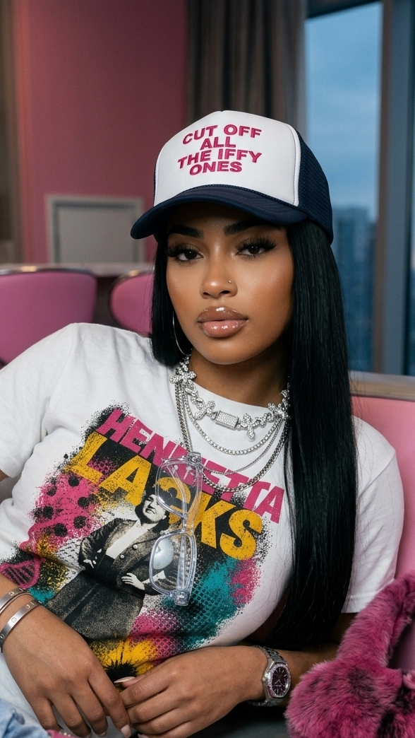 Cut Off All The Iffy Ones embroidered foam trucker hat