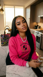 Motherhood University embroidered adult hoodie