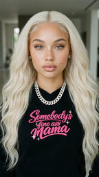 Somebody's Fine Ass Mama embroidered adult hoodie