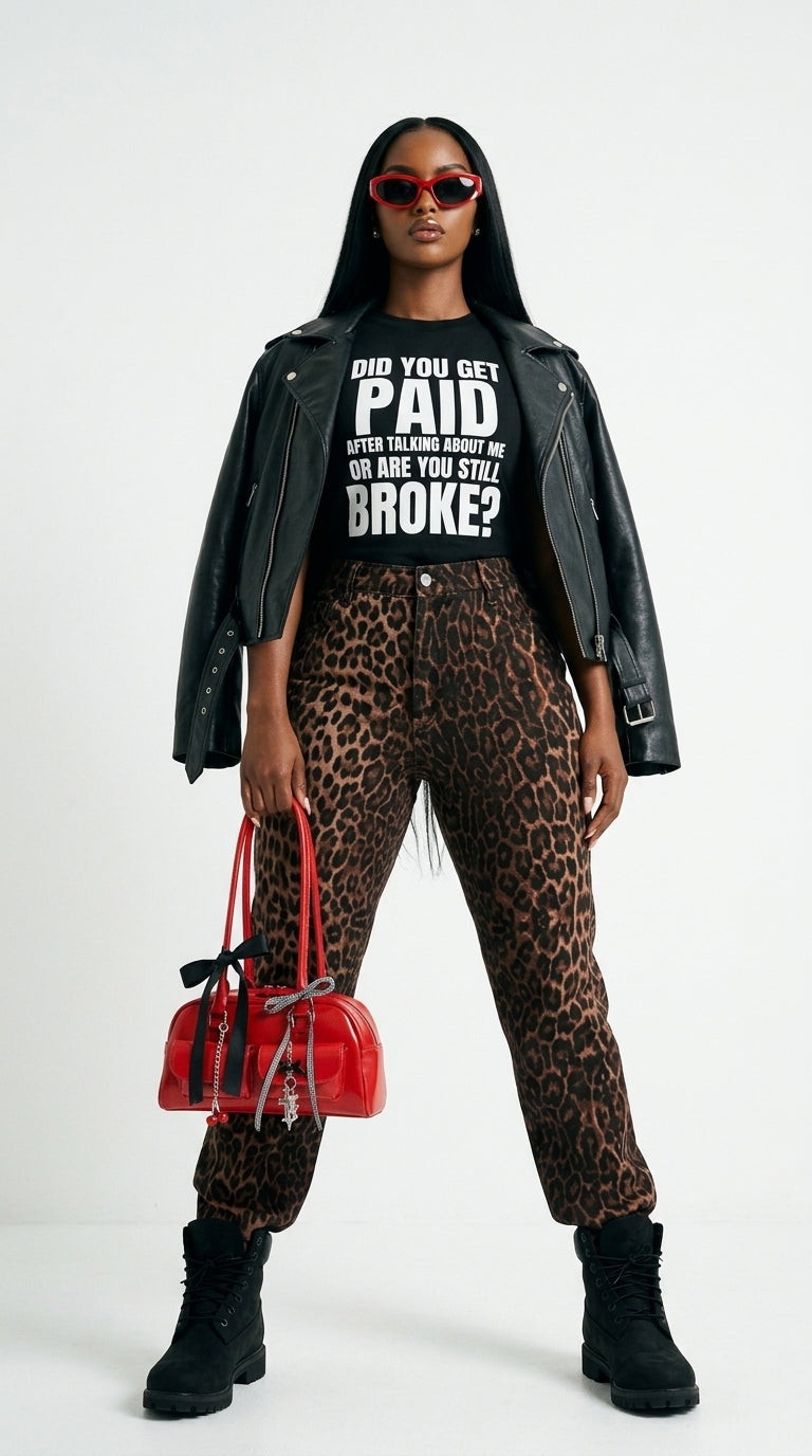 Did You Get Paid After Talking About Me Or Are You Still Broke adult tee