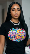 Overstimulated adult tee