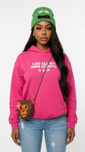 I Do All My Own Stunts embroidered adult hoodie