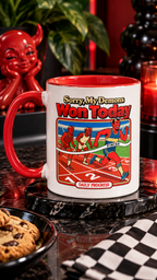 Sorry, My Demons Won Today glossy mug