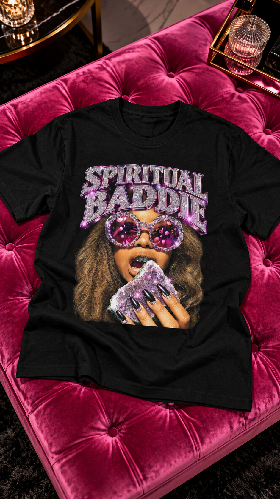 Spiritual Baddie adult tee