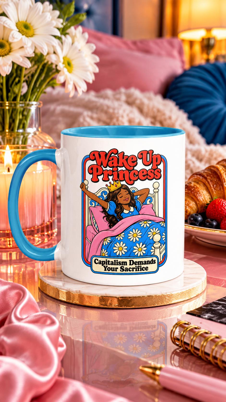 Wake Up Princess glossy mug