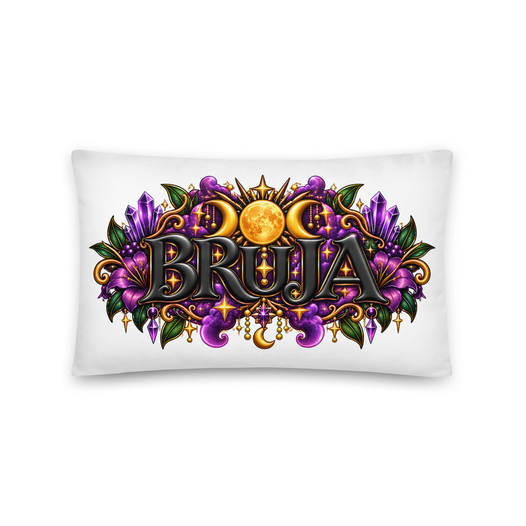Bruja basic throw pillow