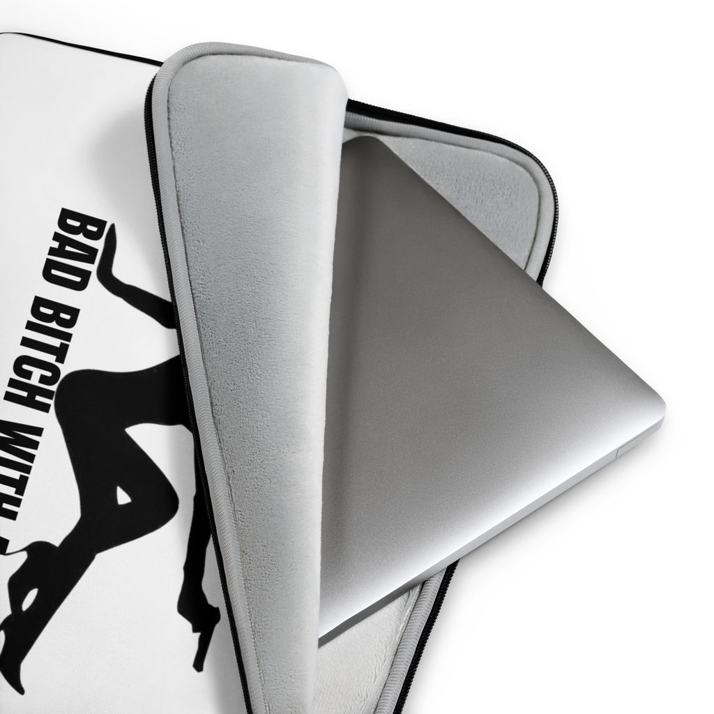 Bad B*tch With A Blick laptop sleeve