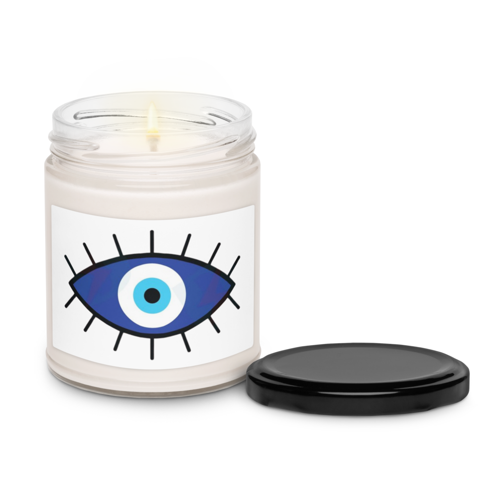 Evil Eye scented soy candle 9oz.