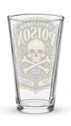 Unfiltered Poison pint glass