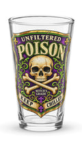 Unfiltered Poison pint glass