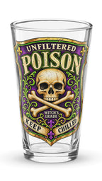Unfiltered Poison pint glass