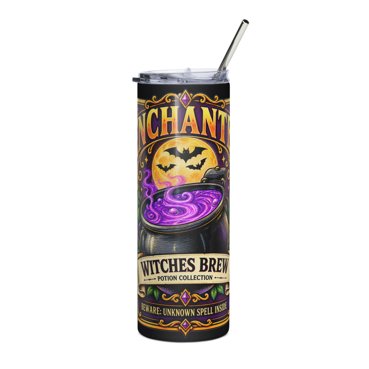 Enchanted Witch's Brew stainless steel tumbler