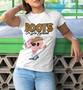 Boots On Da Ground adult t-shirt