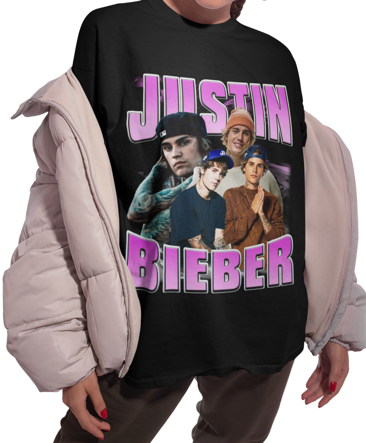 Justin Beiber adult t-shirt
