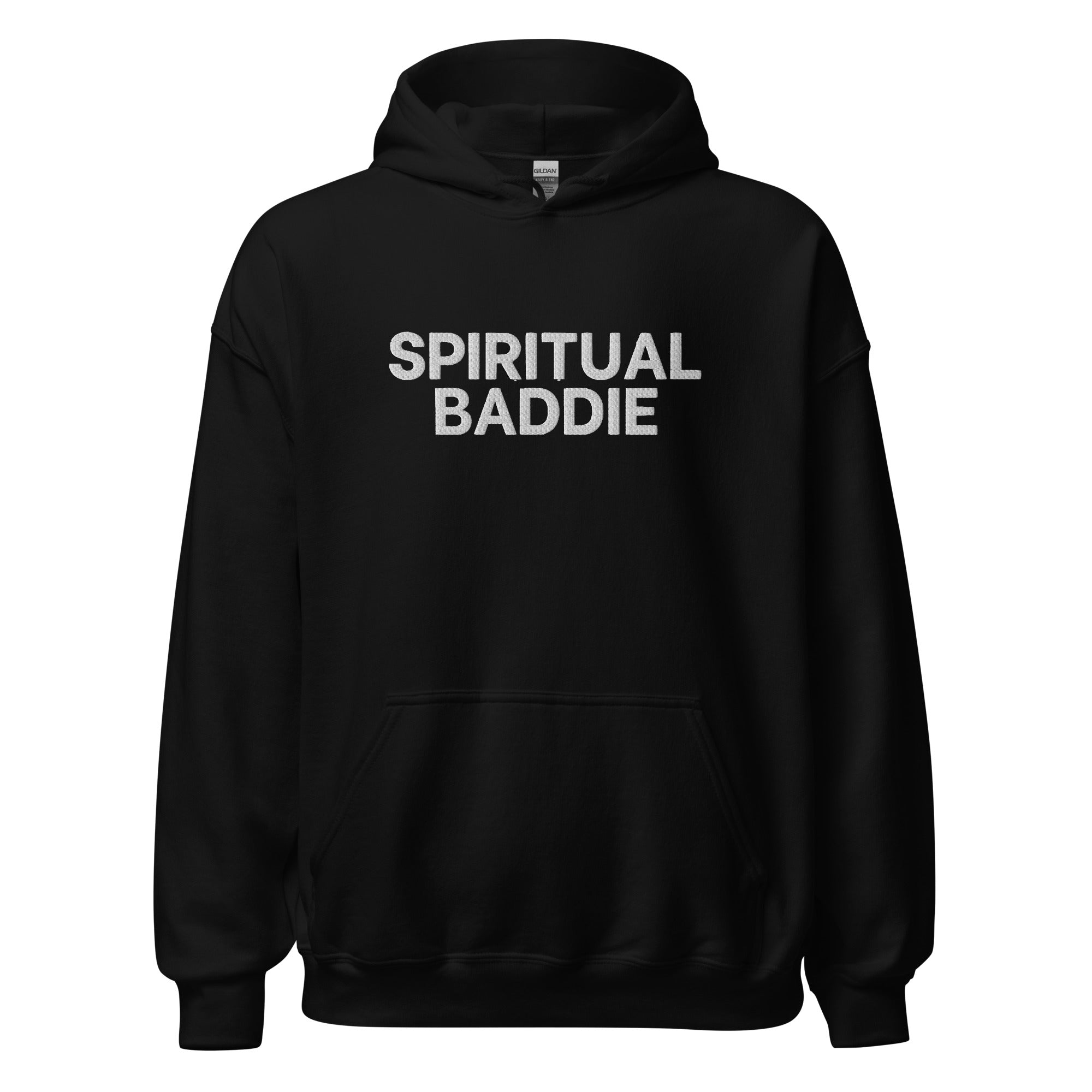Spiritual Baddie embroidered adult hoodie