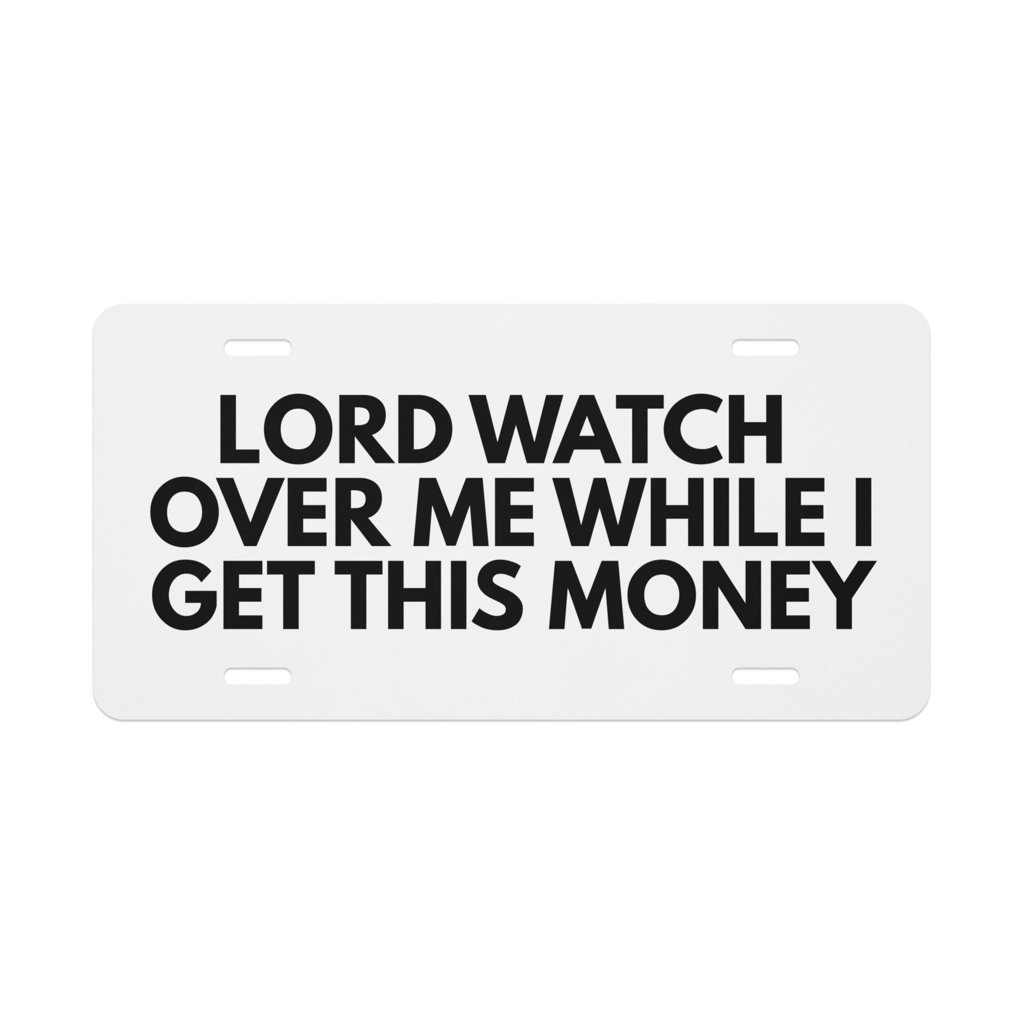 Lord Watch Over Me vanity license plate