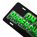 On A Paper Chase vanity license plate